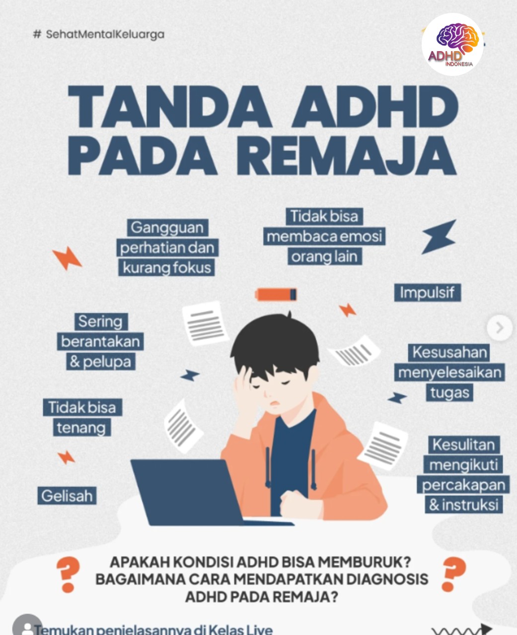 Screening ADHD Non-Diagnostik: Edukasi Awal bagi Orang Tua di Kabupaten Agam