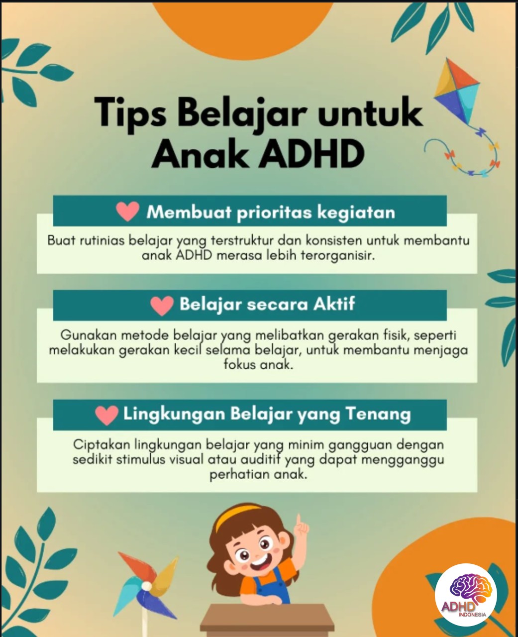 Strategi Belajar yang Cocok untuk Anak ADHD di Kabupaten Agam